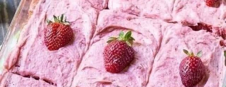Strawberry Sheet Cake