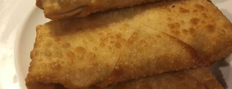CRAB RANGOON EGG ROLLS