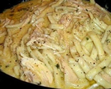 Chicken Noodles Crock Pot