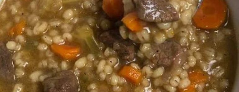 Best Ever Beef Barley Soup