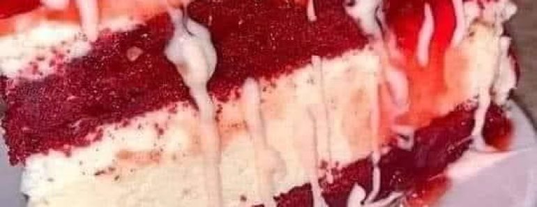 red velvet cheesecake