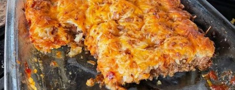 CHEESY TATER TOT MEATLOAF CASSEROLE