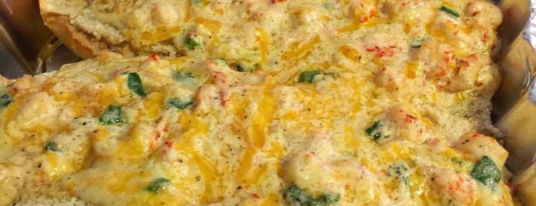 Cracked Crab Cheese Bread