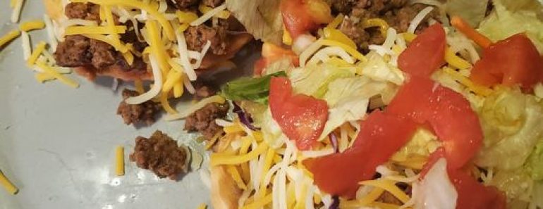 Homemade Indian tacos