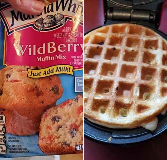 Mini Muffin Mix Waffles/Pancakes Recipes on a Budget