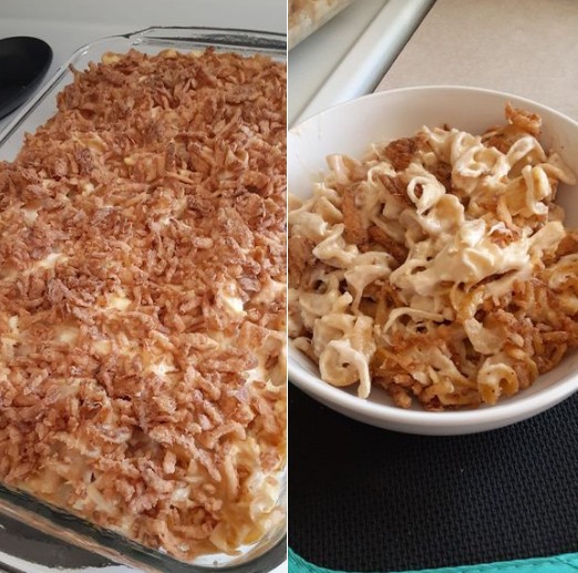 French Onion Chicken and Noodle Casserole – Recipes on a Budget