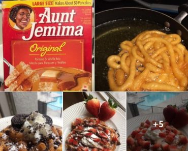 Funnel Cakes with box pancakes