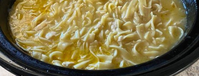 Homemade Chicken Noodle Soup