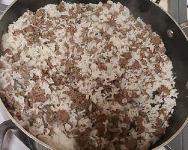 Hamburger Mushroom Rice Casserole
