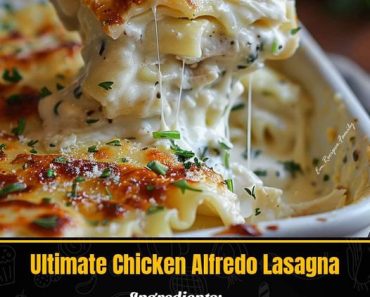 Ultimate Chicken Alfredo Lasagna