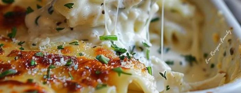Ultimate Chicken Alfredo Lasagna
