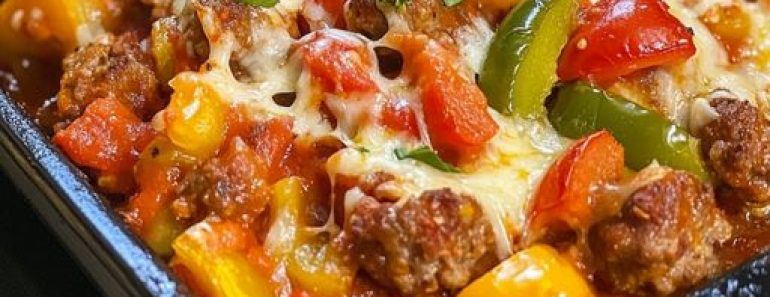 👉SausagePepper Casserole