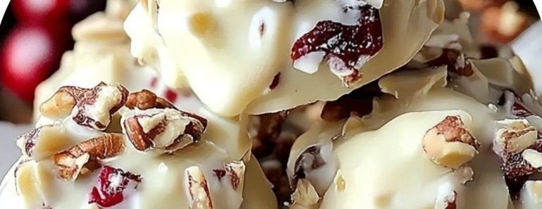 White Chocolate Cranberry Pecan Clusters