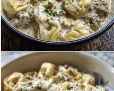 👉Slow Cooker Creamy Ranch Beef Tortellini