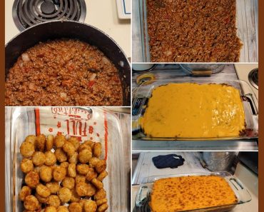 👉Sloppy Joe TaterTotCasserole