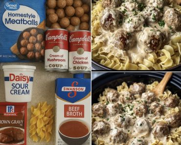 👉 Crockpot Swedish Meatball Pasta