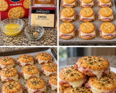 Ham & Swiss Cracker Melts Ham & Swiss Cracker Melts