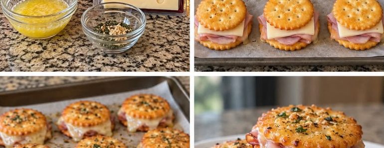 Ham & Swiss Cracker Melts Ham & Swiss Cracker Melts