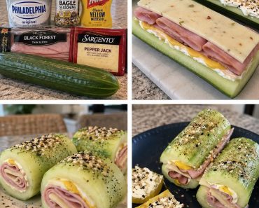 Cucumber Ham & Pepper Jack Roll-Ups Cucumber Ham & Pepper Jack Roll-Ups